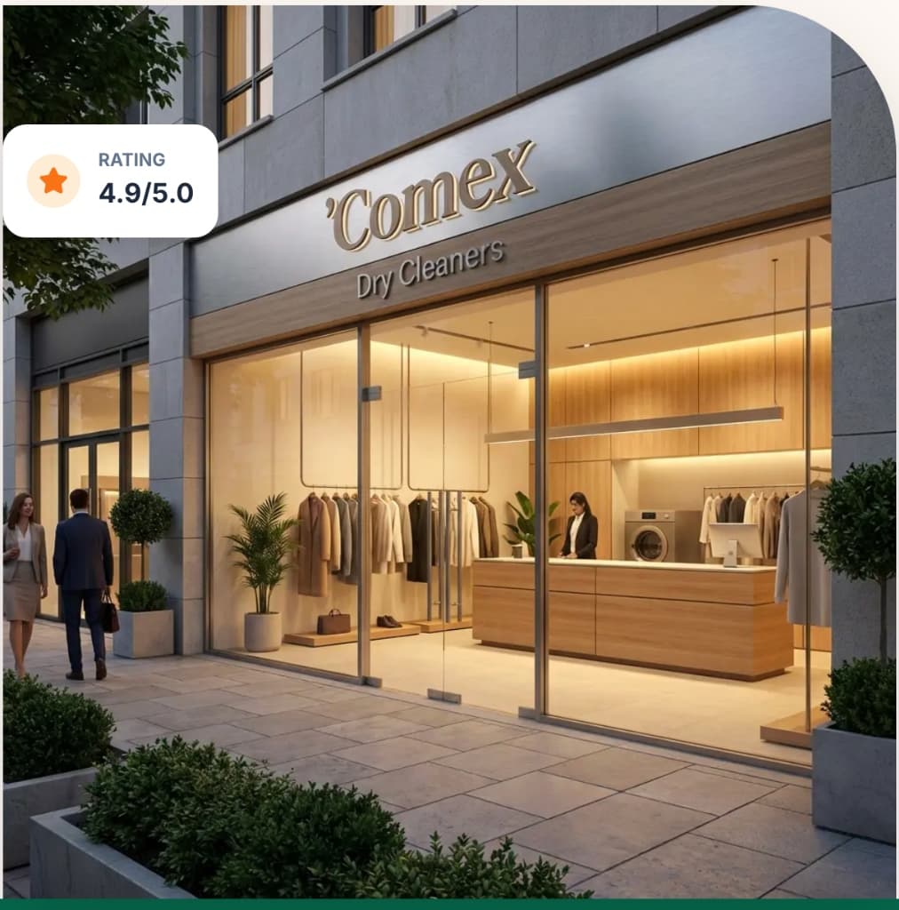 Comex Dry Cleaners Shop Front